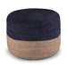 Lydia - Handcrafted Round Pouf