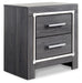 Lodanna - Two Drawer Night Stand - Gray