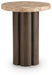 Darimore - Chair Side End Table - Burnished Brown