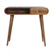 Writing Desk, Curved - Chestnut