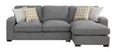 Right Side Facing Chaise Sectional - Gray - Wood