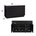 Jaramillo - Server - Engineering Marble Top & Black