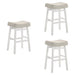 Lenon - Modern Farmhouse Wood Bar Height Kitchen Bar Stool