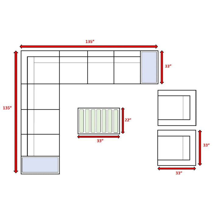 Sectional, Stylish Entertainment, Outdoor Living