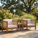 Outdoor Club Chair & Rope Arm And Cushions