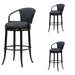Otis - Upholstered Swivel Bar Height Barstool