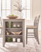 Harperfeld - Rectangular Dining Room Counter Table - Natural / Gray