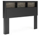 Broachmyn - Lighted Bookcase Headboard