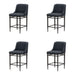 Marvin - Steel Frame Faux Leather Upholstered Counter Height Barstool