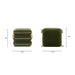Monarch - Tassled Ottoman - Olive Green