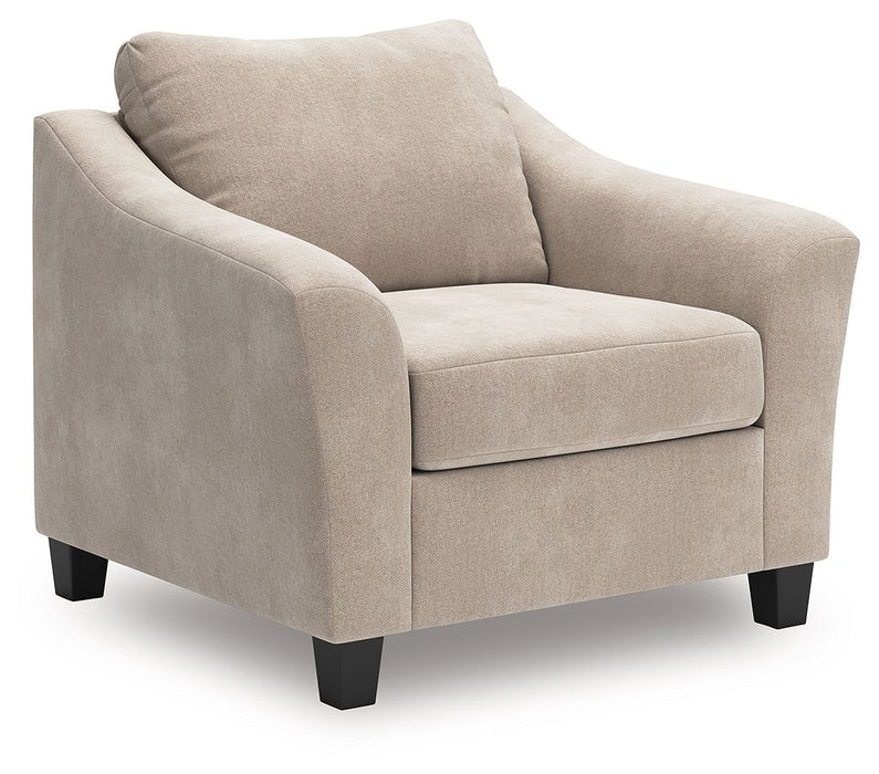Willarae - 2 Pc. - Chair And A Half, Ottoman - Taupe