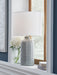 Wimlow - Ceramic Table Lamp - Gray Blue