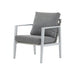 Modern Lounge Chair With Rope Accents And Cushions