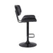 Brooklyn - Adjustable Swivel Bar Stool With Base - Black