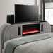 Shelyn - Bedroom Bed With LED, TV Stand, Fireplace & Bluetooth