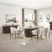Clayten - Dining Table With Natural Marble Top