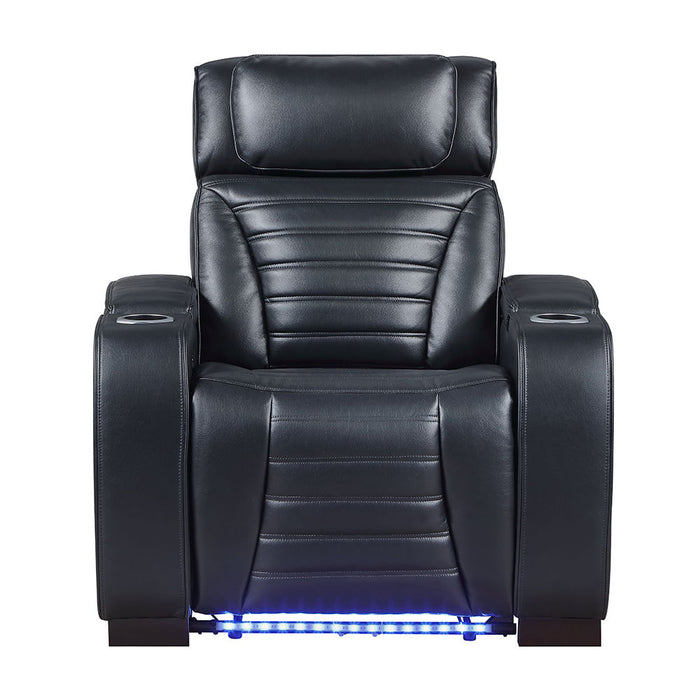 Ephron Power Motion Recliner With Power Headrest & LED