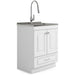Lawrence - Laundry Cabinet With Faucet And Stainless Steel Sink