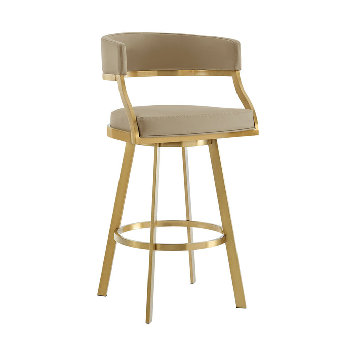 Saturn - Swivel Stool - Gold Legs