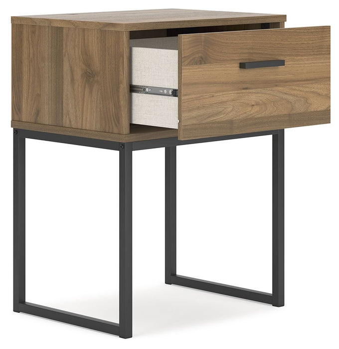 Deanlow - Honey - One Drawer Night Stand Sacramento Furniture Store Furniture store in Sacramento