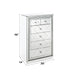 Nysa - Cabinet - Mirrored & Faux Crystals Inlay