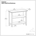 Amherst - 2 Shelf Bookcase - Brown