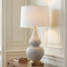 Weswick - Ceramic Table Lamp - Cream / Gold Finish