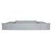 House Marchese - Entertainment Center - Gold Trim & Pearl Gray