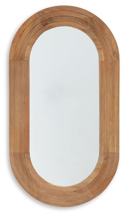 Daverly - Brown - Accent Mirror Sacramento Furniture Store Furniture store in Sacramento