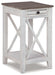 Adalane - Accent Table - White / Gray