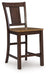 Rylandeen - Barstool (Set of 2) - Light Brown / Dark Brown