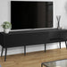 TV Stand, Media Entertainment Center, Storage Cabinet, Console, Storage Shelves, Bedroom, Living Room, Contemporary, Modern - Black