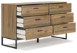 Deanlow - Honey - Six Drawer Dresser Sacramento Furniture Store Furniture store in Sacramento