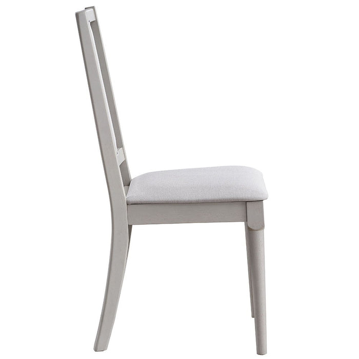 Marta - Side Chair Set of 2) - Beige Linen & Natural