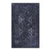 Maval - 2' X 3' Washable Area Rug - Black / Gray