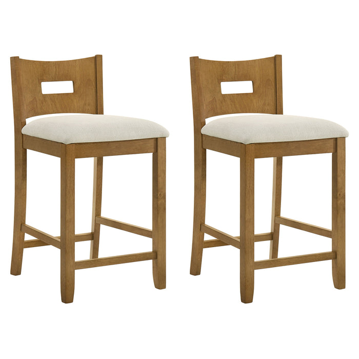 Ren - 30" Bar Height Rubberwood Barstool