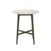 Jayla - 35.5" Marble Top Pub Table - Night Wenge / White