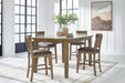 Urbinforte - Counter Height Extension Dining Table Set
