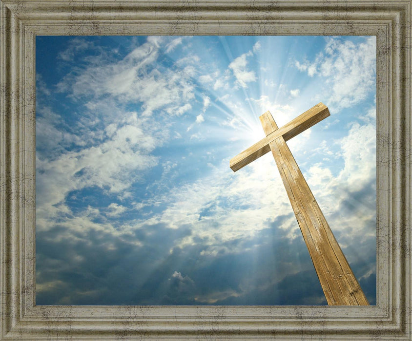 Sunlit Faith - 28" x 34" Framed Wall Art