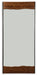 Panchali - Floor Mirror - Brown / Black