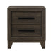 Harry - Nightstand With 2 Drawers - Brown