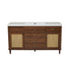Bathroom Vanity With Sink, 5 Legs, Soft Close Drawers