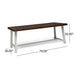 Equilibrium - Outdoor Dining Table With Wooden Frame And Slat Top