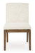 Marxmore - Dining Upholstered Side Chair (Set of 2) - Beige / Brown