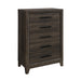 Harry - Chest Storage Chest With 5 Drawers - Brown