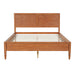 Classic Platform Bed Frame With Panel Headboard