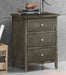 Dove Tailed Drawers 3 Drawer Nightstand