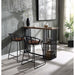 Zudora - Counter Height Table - Oak & Sandy Black