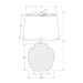 Lighting, Table Lamp, Concrete, Modern - Cream