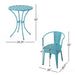 Yearn - 3 Piece Bistro Set With Table And 2 Chairs